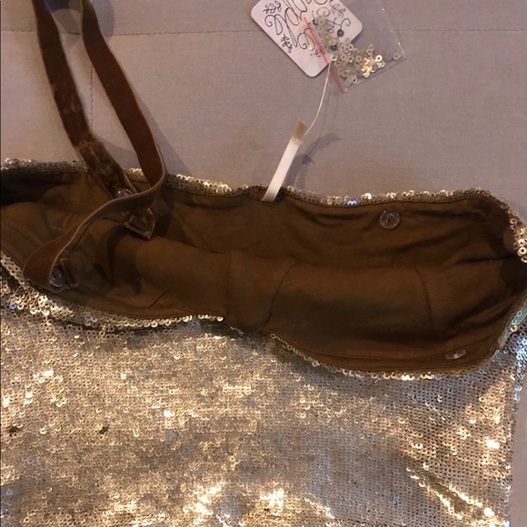 Sequin gold top-free people! - Picture 4 of 5